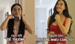 Clip siêu hài: sự khác biệt giữa người lớn và con nít
